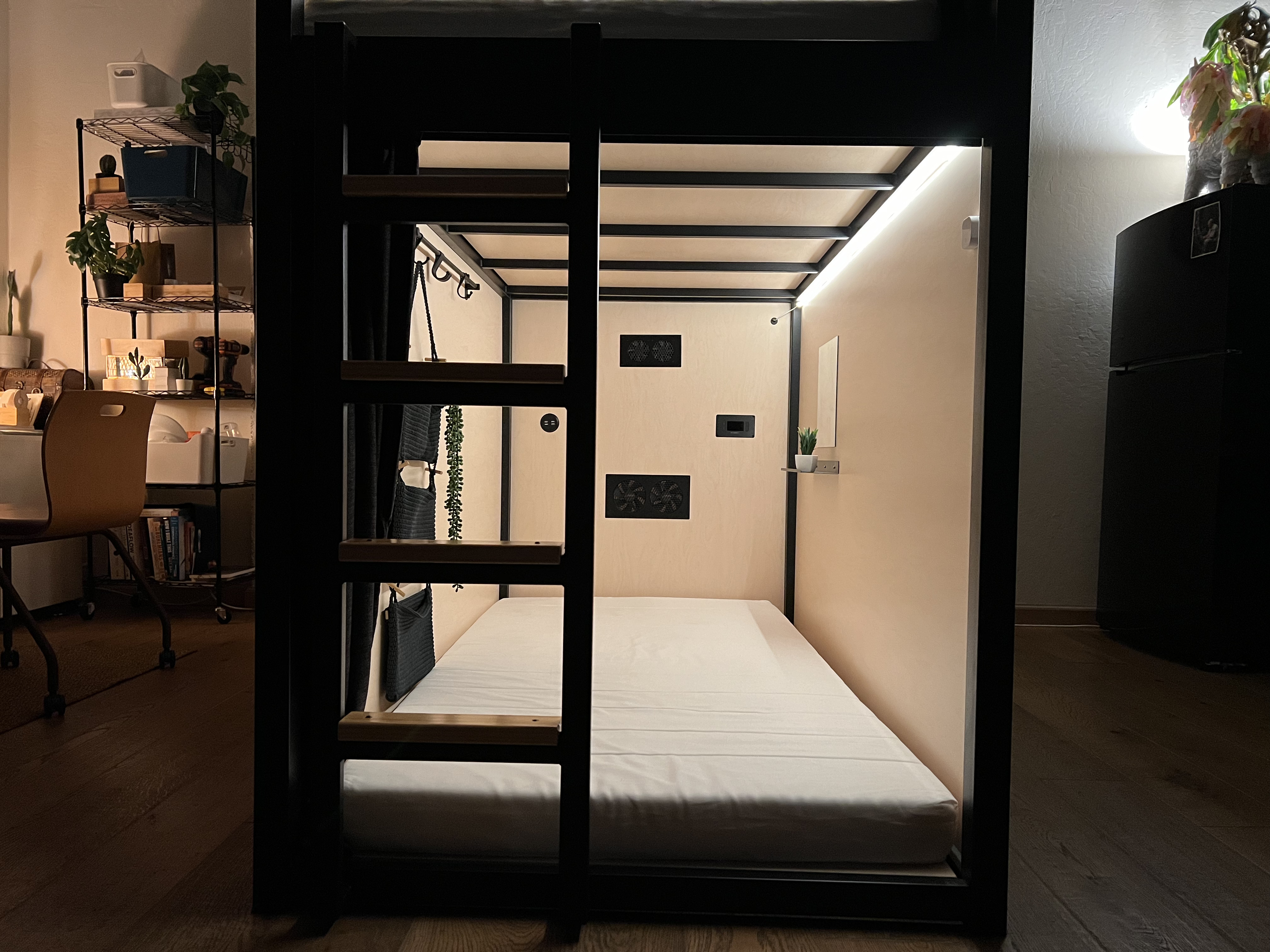 Inside a Brownstone pod